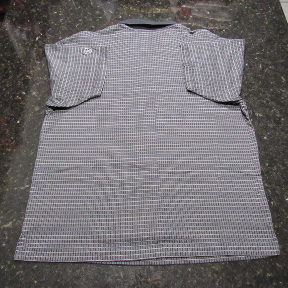 Vintage Nike Golf Polo Black/Gray/Cream Short Sleeve Medium shirt - Picture 9 of 16